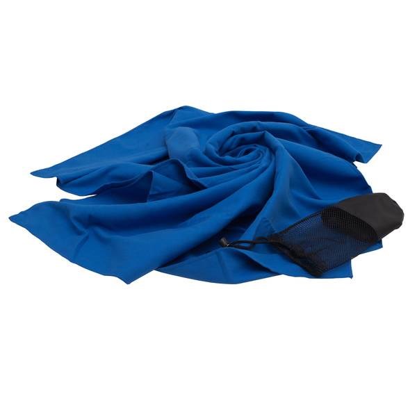 Obrázky: Modrý športový uterák v čiernom obale, Obrázok 2