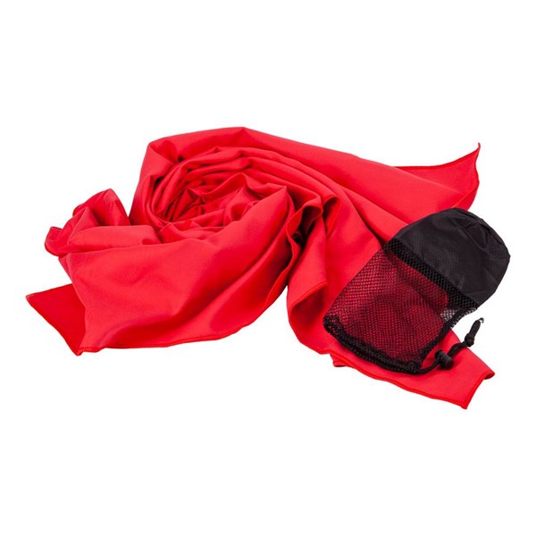 Obrázky: Červený športový uterák v čiernom obale, Obrázok 2