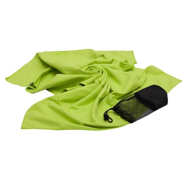 Obrázky: Svetlozelený športový uterák v čiernom obale, Obrázok 2