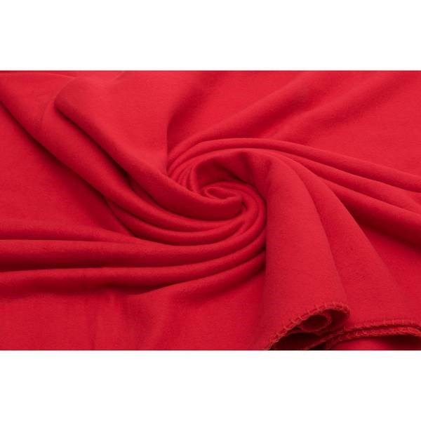 Obrázky: Veľká flísová deka v balení s rukoväťou, červená, Obrázok 3