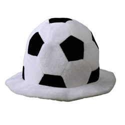 Obrázky: Bielo-čierny klobúk pre fanúšikov