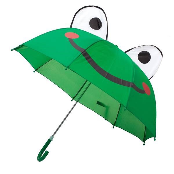 Obrázky: Zelený detský dáždnik - žaba