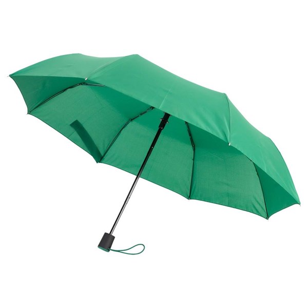 Obrázky: Zelený skladací dáždnik odolný voči búrke a vetru