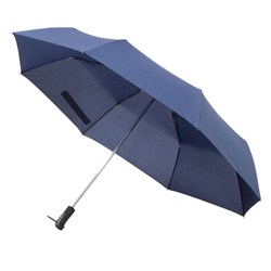 Obrázky: Modrý skladací dáždnik odolný voči vetru
