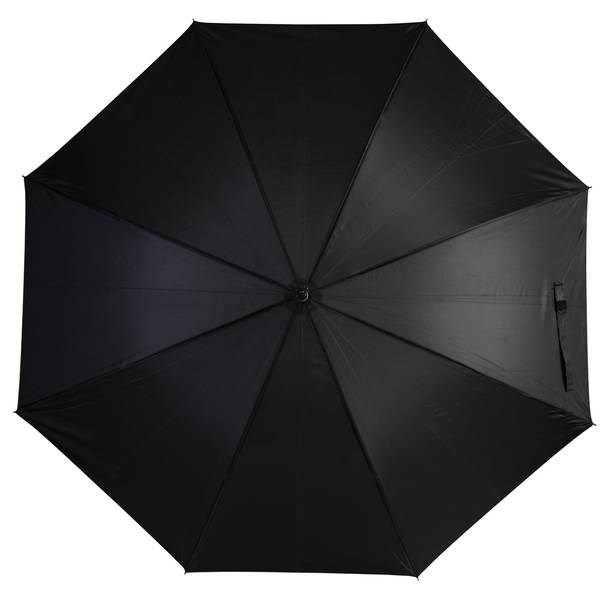 Obrázky: Čierny automat. dáždnik s EVA rúčkou vo farbe, Obrázok 4