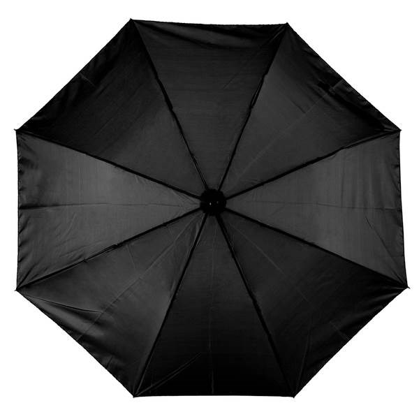 Obrázky: Čierny skladací dáždnik, manuálne otváranie, Obrázok 4