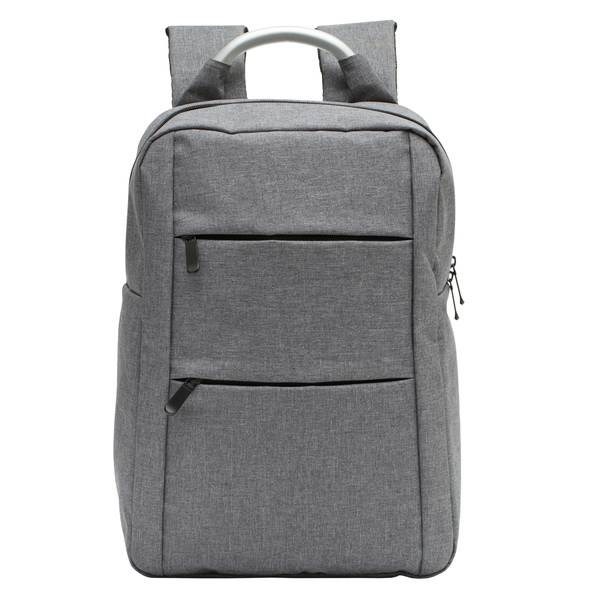 Obrázky: Šedý ruksak do mesta z polyesteru, 20 L, Obrázok 2