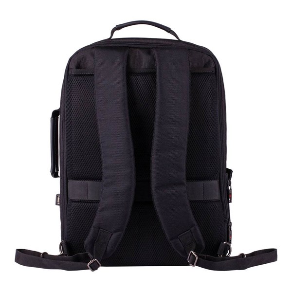 Obrázky: Čierny multifunkčný ruksak/aktovka na laptop, 17 L, Obrázok 7