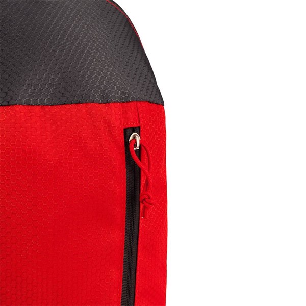 Obrázky: Jednoduchý červeno-čierny ruksak 10 L, Obrázok 4