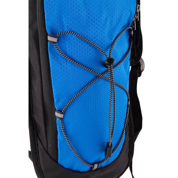 Obrázky: Modrý športový ruksak s reflex.prvkami na bicykel, Obrázok 4
