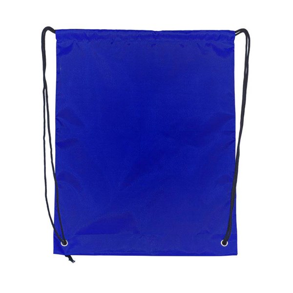 Obrázky: Jednoduchý polyesterový sťahovací ruksak modrý, Obrázok 2