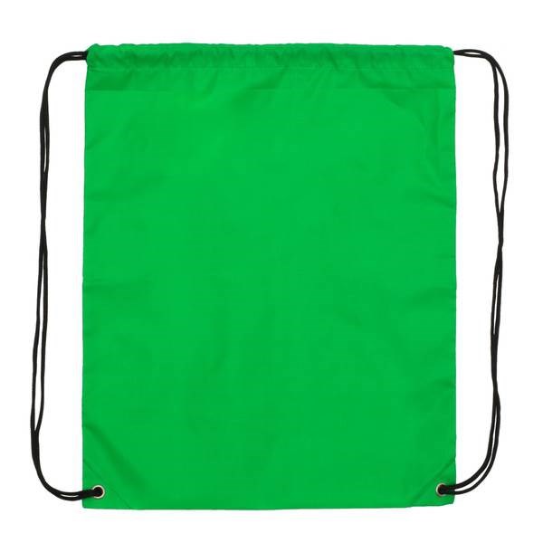 Obrázky: Jednoduchý polyesterový sťahovací ruksak zelený, Obrázok 2