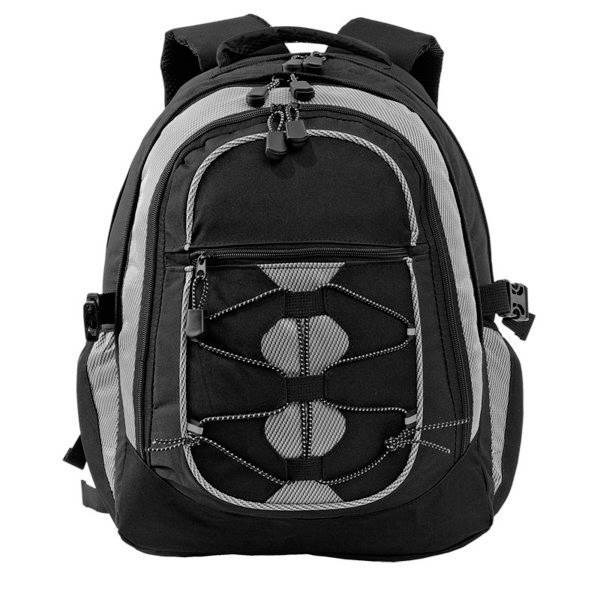 Obrázky: Čierno-šedý ruksak, veľké množstvo vreciek 30 L, Obrázok 4