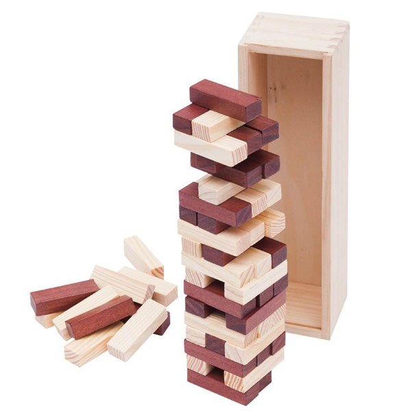 Obrázky: Drevená hra - veža balená v krabičke, Obrázok 5