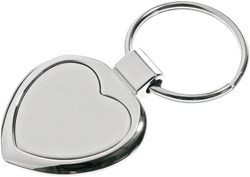 Obrázky: Kovový prívesok na kľúče - srdce