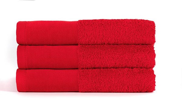 Obrázky: Červený luxusný froté uterák Strong 500 g/m2, Obrázok 2