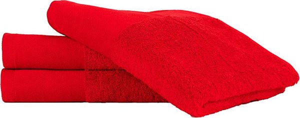 Obrázky: Červený luxusný froté uterák Strong 500 g/m2, Obrázok 5