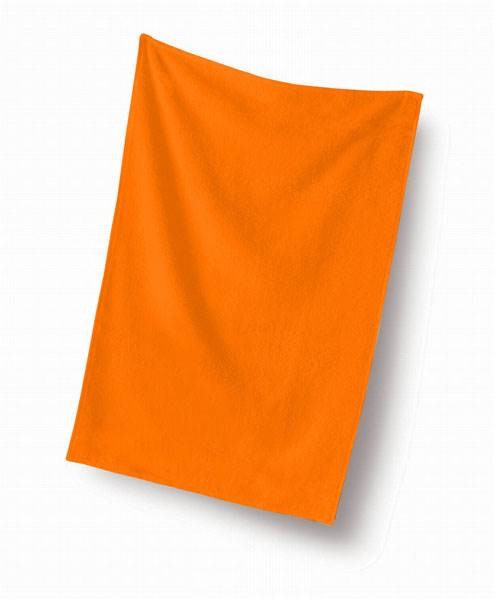Obrázky: Oranžový uterák LUXURY 30x50 cm, gramáž 400 g/m2