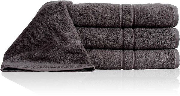 Obrázky: Grafitový uterák LUXURY 30x50 cm,gram. 400 g/m2, Obrázok 6