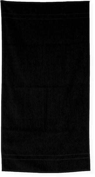 Obrázky: Čierny uterák LUXURY 30x50 cm,gram. 400 g/m2, Obrázok 2
