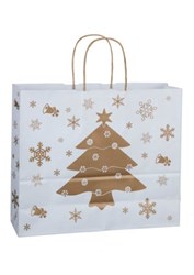 Obrázky: Vianočná papier.taška 36x12x31 cm, krútená rukoväť