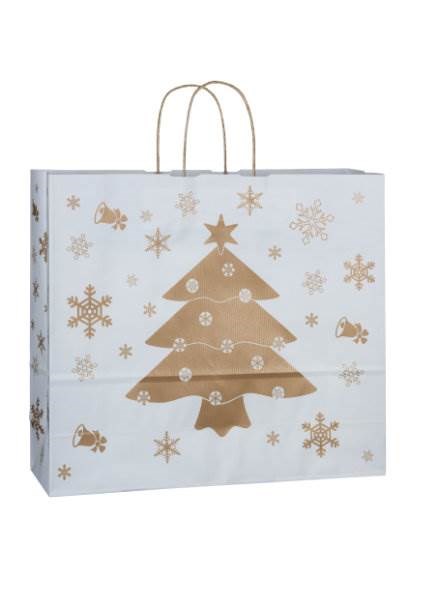 Obrázky: Vianočná papier.taška 42x13x27 cm, krútená rukoväť