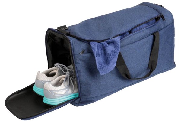 Obrázky: Modrá športová taška s oddielom na obuv, Obrázok 4