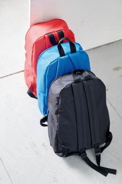 Obrázky: Jednoduchý reklam. ruksak s predným vreckom,čierny, Obrázok 4
