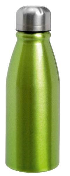 Obrázky: Zelená hliníková fľaša s nerezovým viečkom