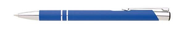 Obrázky: Hliníkové guličkové pero LARA SOFT, stredne modré, Obrázok 4