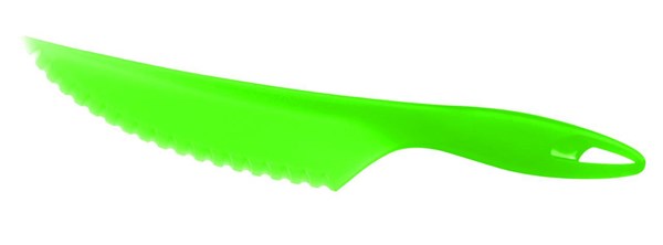 Obrázky: Zelený plastový nôž na šalát a zeleninu Tescoma, Obrázok 2