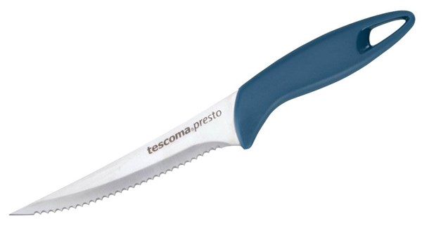 Obrázky: Steakový nôž Tescoma s vlnkovým ostrím,čepeľ 12 cm, Obrázok 2