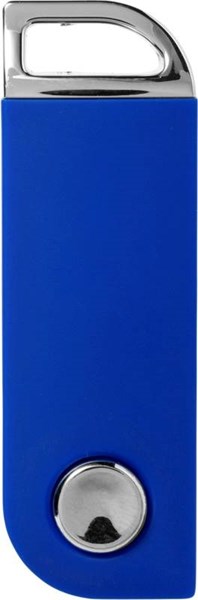 Obrázky: Modrý otočný USB flash disk, úchyt na kľúče,32GB, Obrázok 6