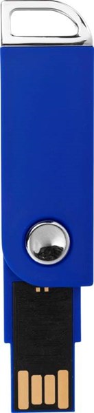 Obrázky: Modrý otočný USB flash disk, úchyt na kľúče, 2GB, Obrázok 8