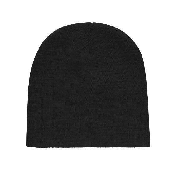 Obrázky: Čierna polyesterová čiapka z RPET