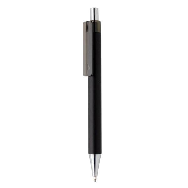 Obrázky: Černé pero X8 s pogumovaným povrchom