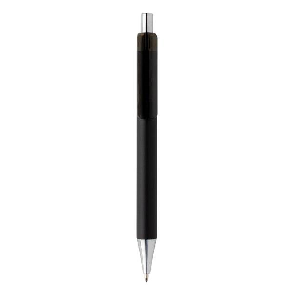 Obrázky: Černé pero X8 s pogumovaným povrchom, Obrázok 2