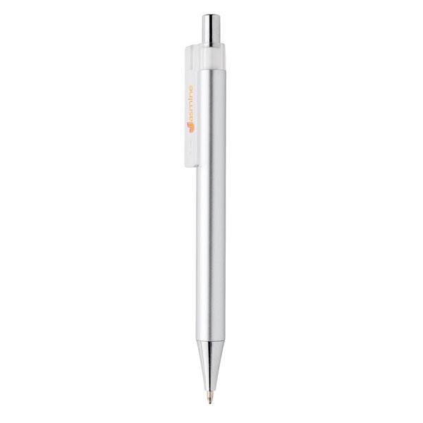 Obrázky: Strieborné plastové metalické pero X8, Obrázok 4