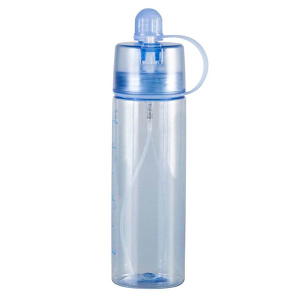Obrázky: Modrá plastová fľaša s rozstrekovačom a odmerkou, Obrázok 5