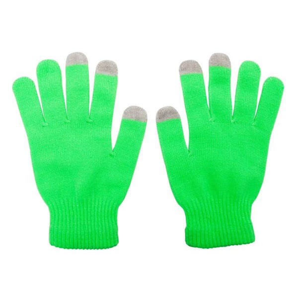 Obrázky: Rukavice pre dotykové obrazovky, zelené
