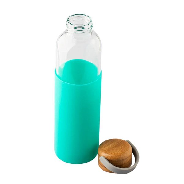 Obrázky: Sklenená fľaša 560 ml, zelená, Obrázok 2