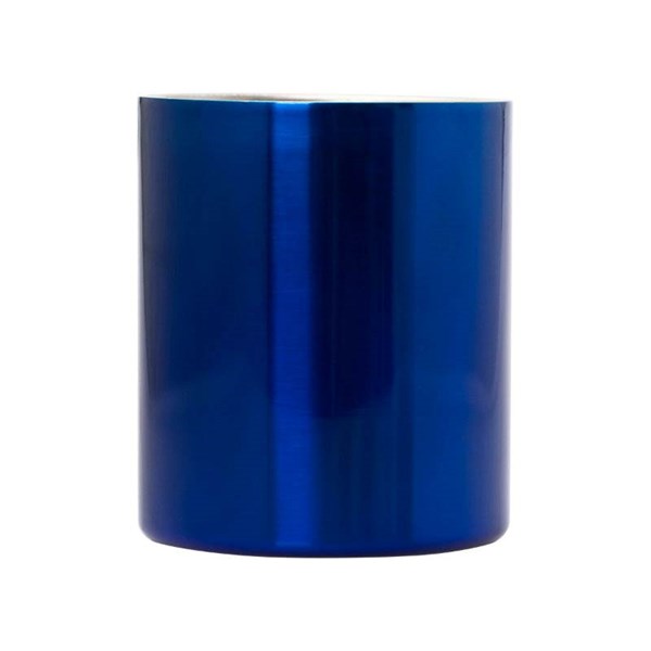 Obrázky: Hrnček z nerez ocele 240 ml, modrý, Obrázok 4