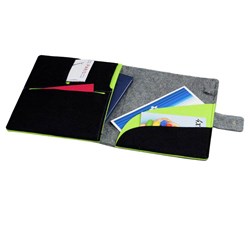 Obrázky: Plstený obal na tablet, šedý
