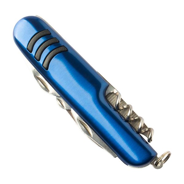 Obrázky: Sada baterky a vreckového noža s 9 funkciami,modrá, Obrázok 5