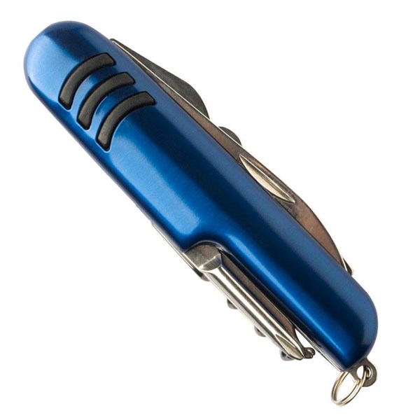 Obrázky: Sada baterky a vreckového noža s 9 funkciami,modrá, Obrázok 6