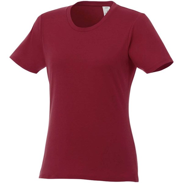 Obrázky: Dámske tričko Heros s krátkym rukávom, burgund/XL