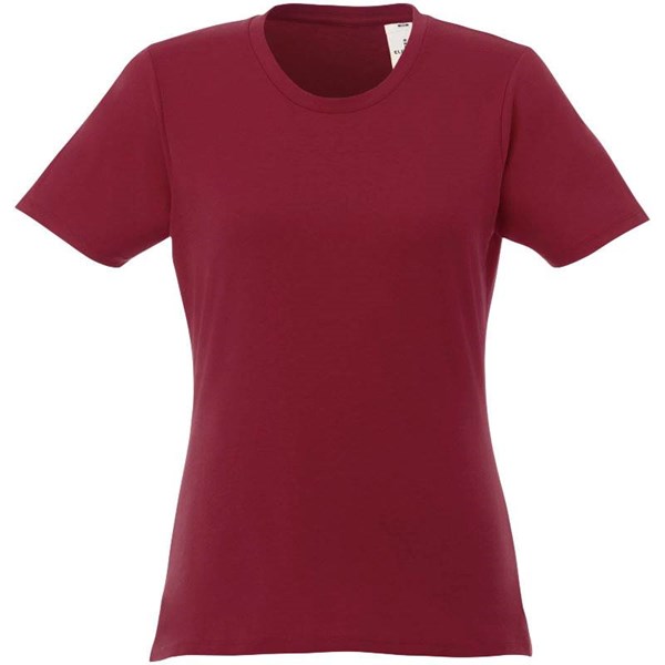 Obrázky: Dámske tričko Heros s krátkym rukávom, burgund/XL, Obrázok 5