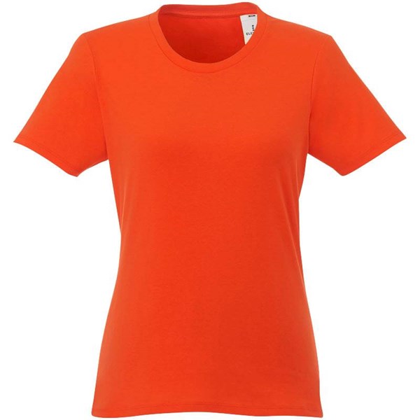 Obrázky: Dámske tričko Heros s krátkym rukávom, oranžové/L, Obrázok 5