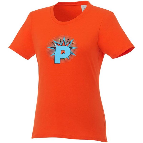 Obrázky: Dámske tričko Heros s krátkym rukávom, oranžové/S, Obrázok 6