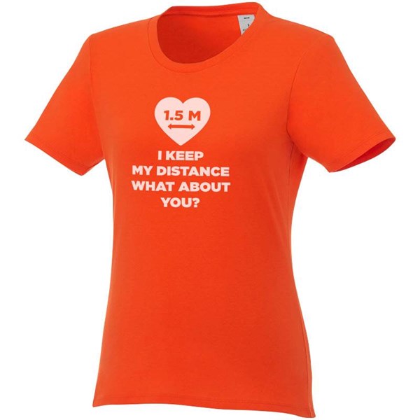 Obrázky: Dámske tričko Heros s krátkym rukávom, oranžové/XS, Obrázok 7